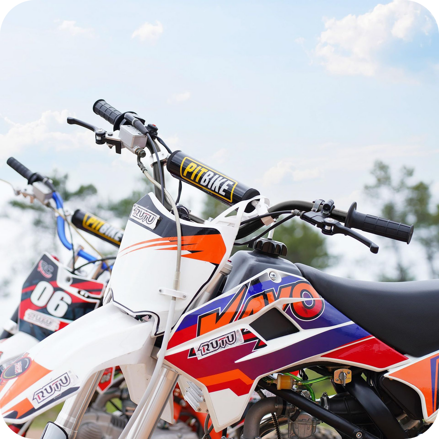 PITBIKE Handlebars with Matching Stem